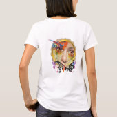 アーティストのパレット Tシャツ (裏面)