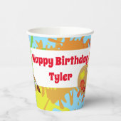 アーティストのパーティー パーソナライズされた 紙コップ (左)