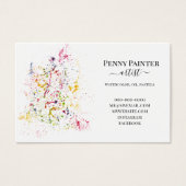 アーティストのビジネスとタイトルカード (正面)