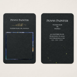 アーティストのビジネス連絡とプロファイルカード