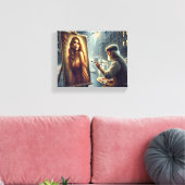 アーティストのビジョン：人生に美しいをもたらす キャンバスプリント (インサイチュ (リビング))