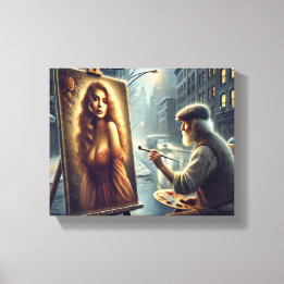 アーティストのビジョン：人生に美しいをもたらす キャンバスプリント