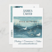 アーティストのペインター・プロモーション ポストカード (正面/裏面)