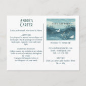 アーティストのペインター・プロモーション ポストカード (裏面)