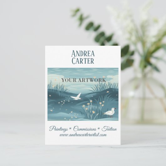 アーティストのペインター・プロモーション ポストカード (スタンド正面)