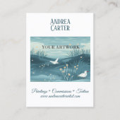 アーティストのペインター・プロモーション 名刺 (正面)