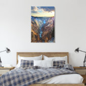 アーティストのポイントから下位滝 キャンバスプリント (インサイチュ (寝室))