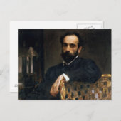 アーティストのポートレートイサク・イリヒ・レビタン ポストカード (正面/裏面)