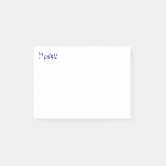 アーティストのメモを絵を描投稿する ポストイット (正面)