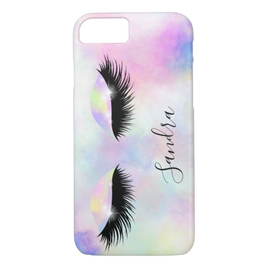 アーティストのユニコーンなまつげの目を作る Case-Mate iPhoneケース (裏面)