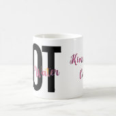 アーティストのユーモア、コーヒーは水絵を描ではないおもしろい コーヒーマグカップ (中央)