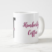 アーティストのユーモア、コーヒーは水絵を描ではないおもしろい ジャンボコーヒーマグカップ (正面右)