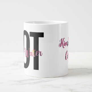 アーティストのユーモア、コーヒーは水絵を描ではないおもしろい ジャンボコーヒーマグカップ