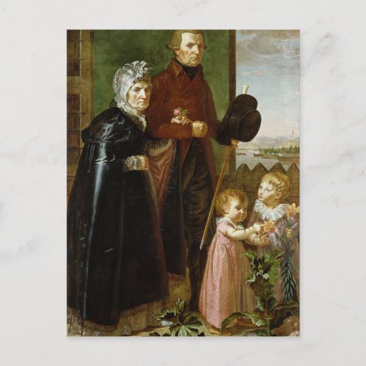 アーティストの両親， 1806 ポストカード (正面)