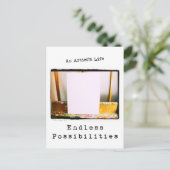 アーティストの人生:無限の可能性 ポストカード (スタンド正面)