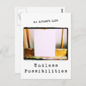 アーティストの人生:無限の可能性 ポストカード (正面/裏面)