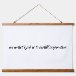 アーティストの仕事の木材を壁に貼ったタペストリー 吊り下げ型タペストリー