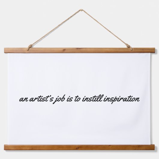 アーティストの仕事の木材を壁に貼ったタペストリー 吊り下げ型タペストリー (正面)