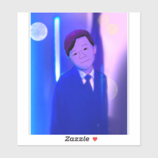 アーティストの写真 シール