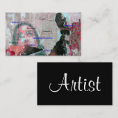 アーティストの名刺-カスタマイズ可能 名刺 (正面/裏面)