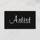 アーティストの名刺-カスタマイズ可能 名刺 (裏面)