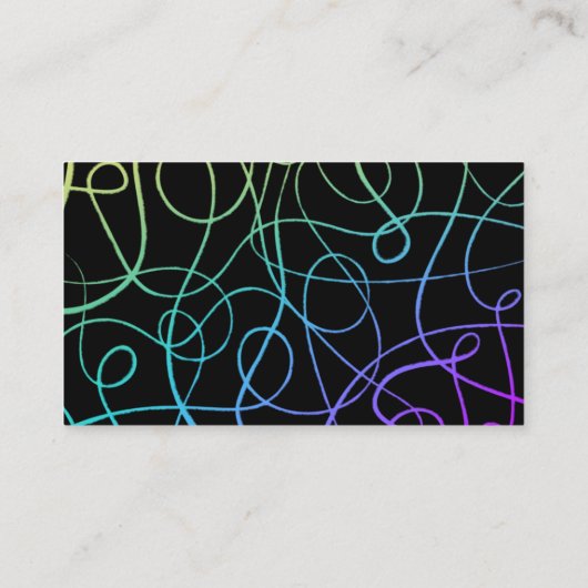 アーティストの名刺 名刺 (裏面)