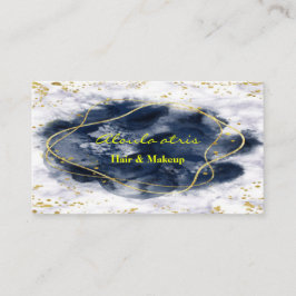 アーティストの大理石金ゴールドの輝く抽象芸術Busi 名刺