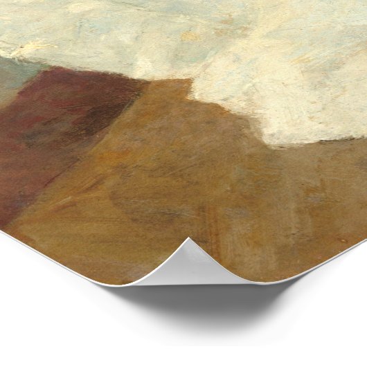 アーティストの妹の窓で,ベルザモリソットファインアート ポスター (角)