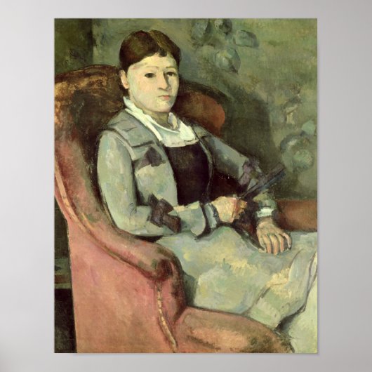 アーティストの妻の肘掛け椅子， c.1867 ポスター (正面)