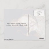 アーティストの妻メアリー・ルースヴェン ポストカード (裏面)