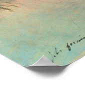 アーティストの妻魚釣り- Jean-Louis Forainファインアート ポスター (角)