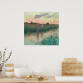 アーティストの妻魚釣り- Jean-Louis Forainファインアート ポスター (キッチン)