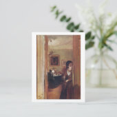 アーティストの姉妹はがき付きのリビングルーム ポストカード (スタンド正面)