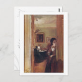 アーティストの姉妹はがき付きのリビングルーム ポストカード (正面/裏面)