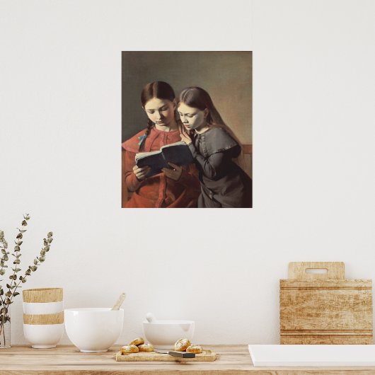 アーティストの姉妹シグネとヘンリエット ポスター (キッチン)