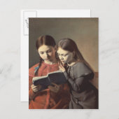 アーティストの姉妹シグネとヘンリエット ポストカード (正面/裏面)