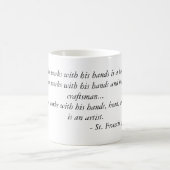 アーティストの定義 コーヒーマグカップ (中央)