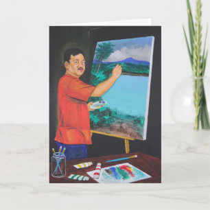 アーティストの挨拶状 カード