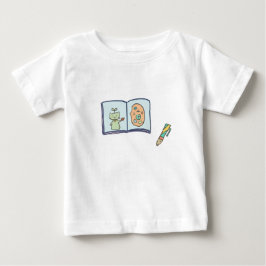 アーティストの旅路 かわいいスケッチブック アート ベビーTシャツ