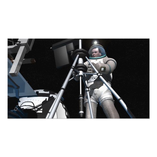 アーティストの未来の宇宙探索の概念 フォトプリント (正面)