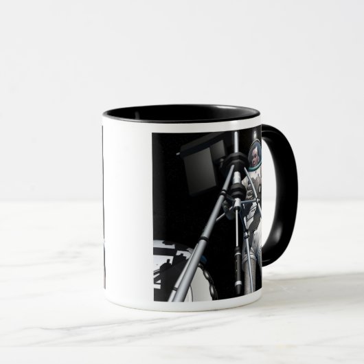 アーティストの未来の宇宙探索の概念 マグカップ (正面右)