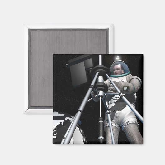 アーティストの未来の宇宙探索の概念 マグネット (正面/裏面)