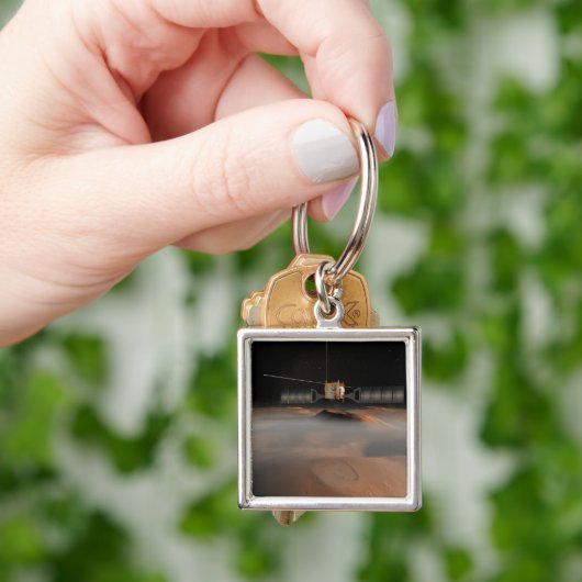 アーティストの火星宇宙船の表現考え方 キーホルダー (手)