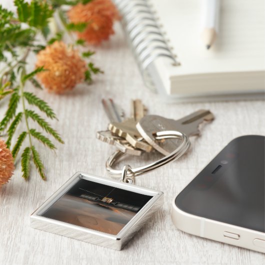 アーティストの火星宇宙船の表現考え方 キーホルダー (側面)