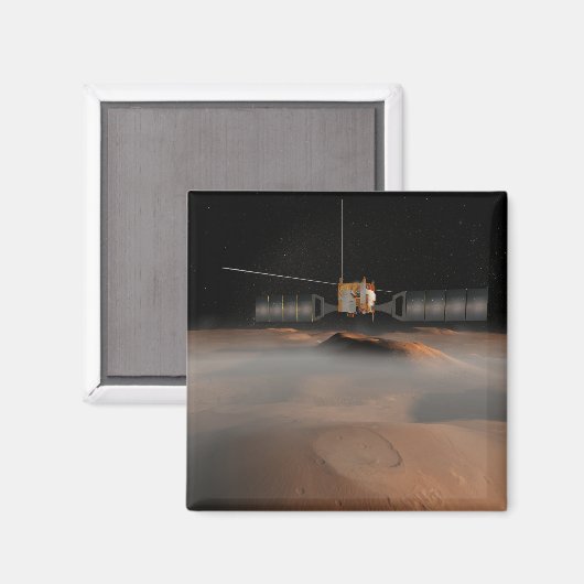 アーティストの火星宇宙船の表現考え方 マグネット (正面/裏面)