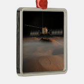 アーティストの火星宇宙船の表現考え方 メタルオーナメント (右)