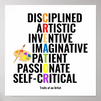 アーティストの特徴 ポスター