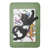 アーティストの猫 バスマット (正面縦)