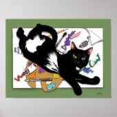 アーティストの猫 ポスター (正面)