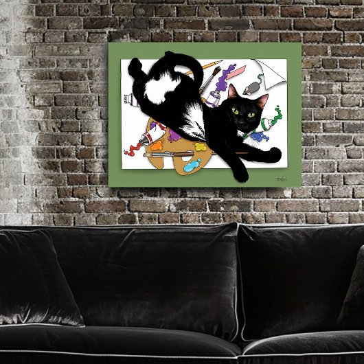 アーティストの猫 ポスター